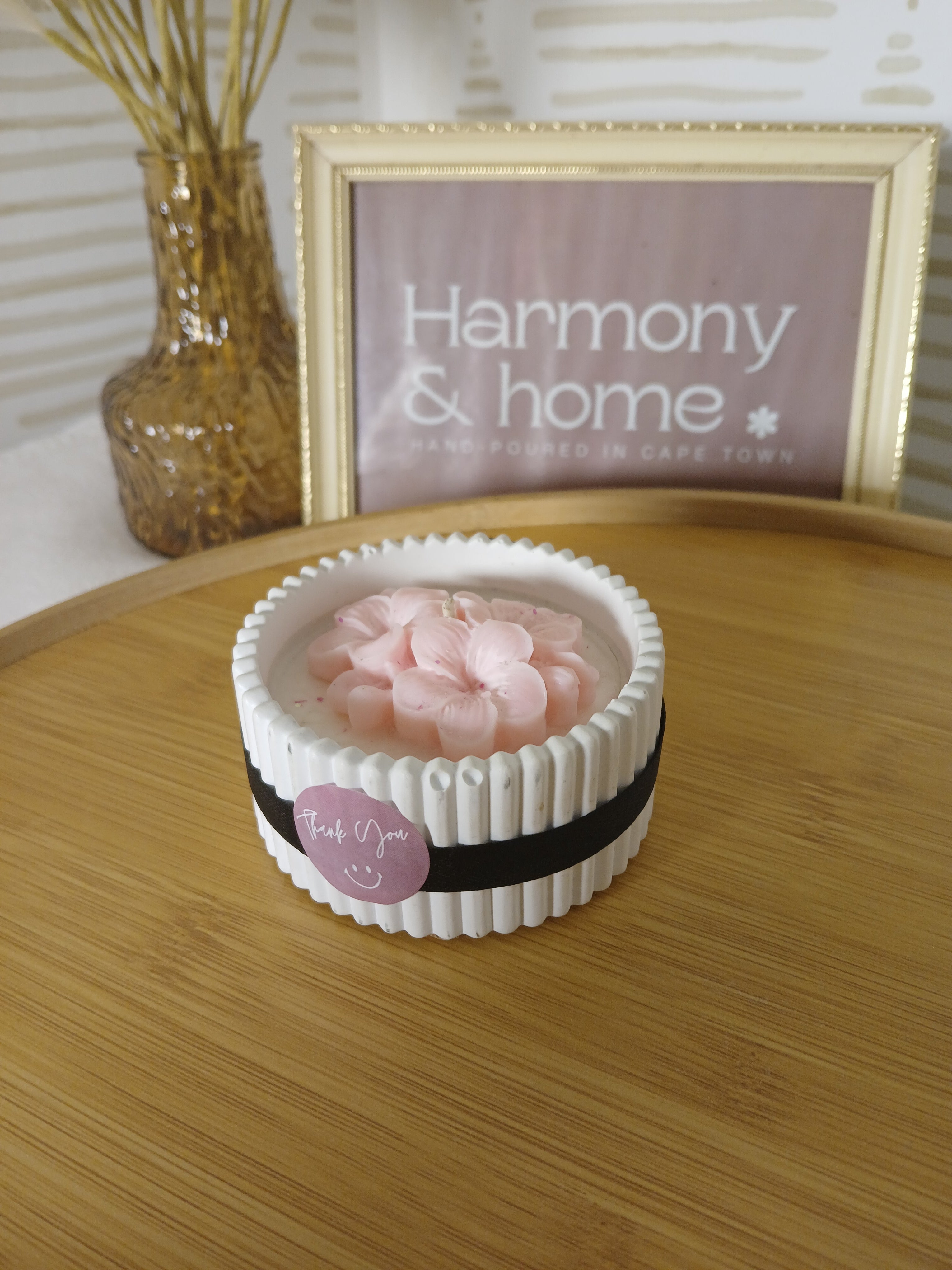 Ivory Bloom - Petite plumeria bloom candle
