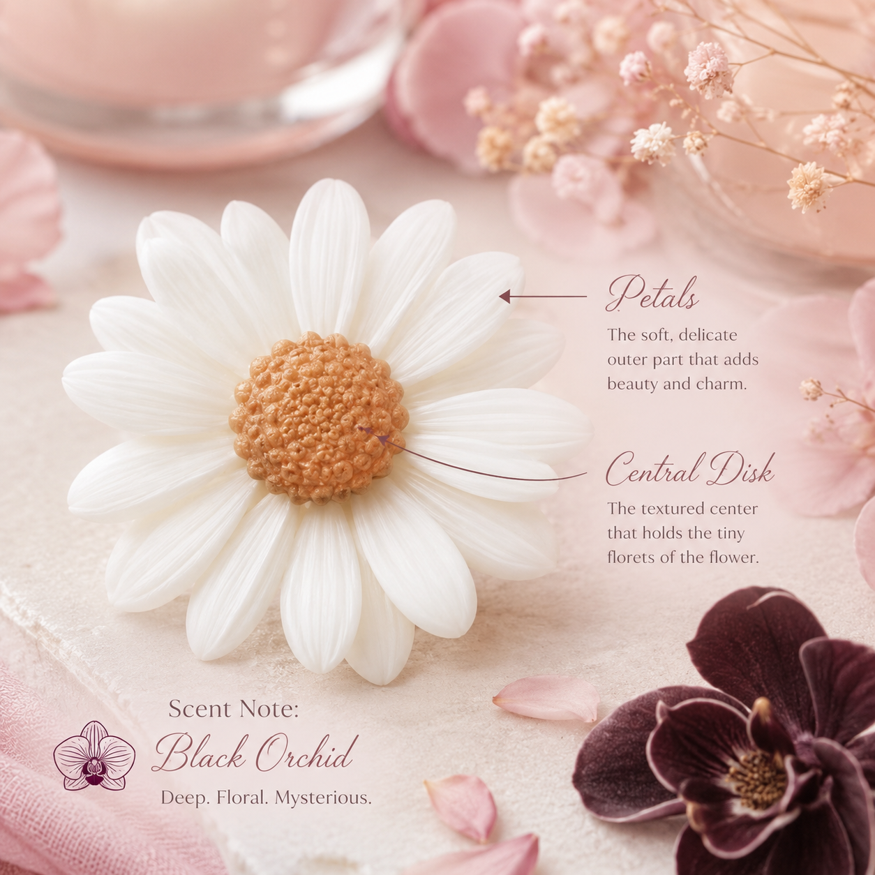 Daisy bloom wax melt